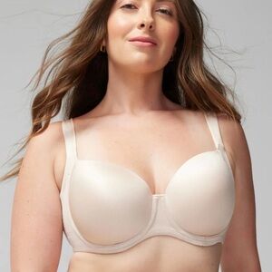Soma Cream Full Coverage Bra, size 36C.